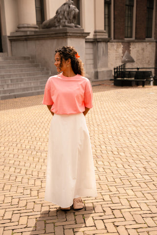 azzurro 9497 skirt kaat white – foto 3