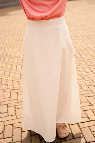 azzurro 9497 skirt kaat white