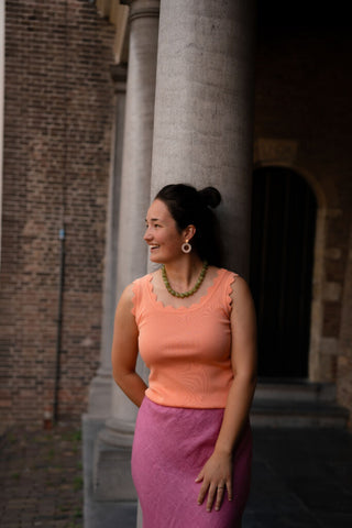 Joleen top 3082 sum orange – foto 3