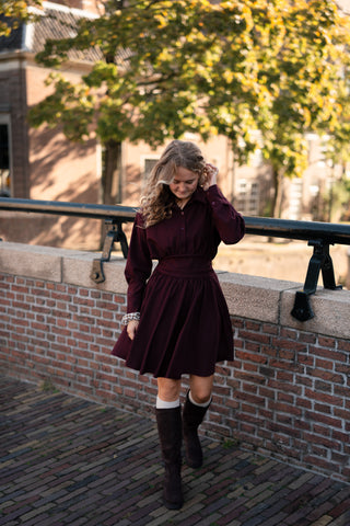 suede brown high boots Klaris
