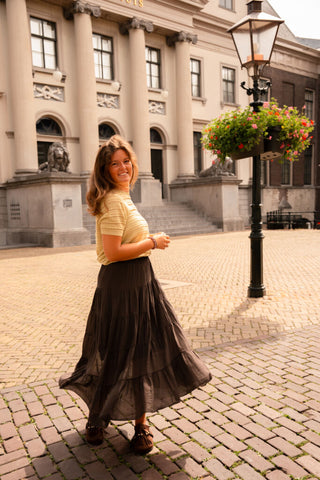 brown skirt vic boe – foto 3