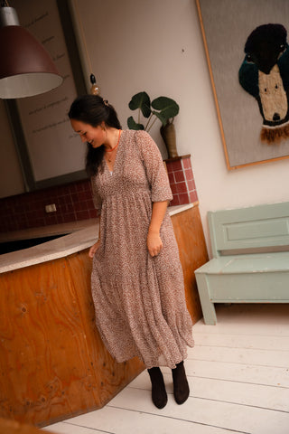 dress bambino beige long
