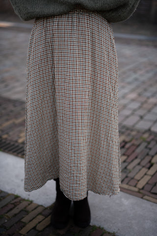 Skirt long Sifra khaki
