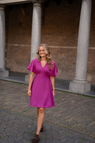 azzurro 8822 dress lucie magenta