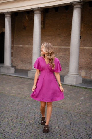 azzurro 8822 dress lucie magenta – foto 3