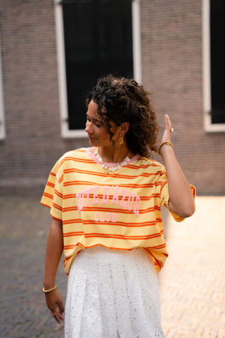 yellow/red cote d'azur t-shirt