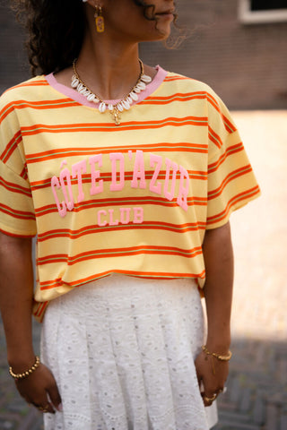 yellow/red cote d'azur t-shirt – foto 3