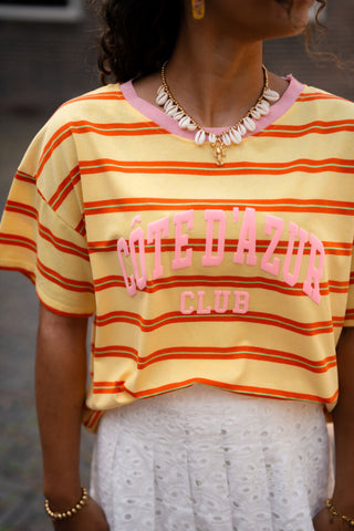 yellow/red cote d'azur t-shirt – foto 2
