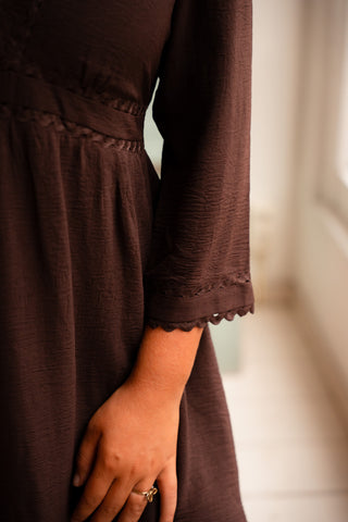 choco dress maje