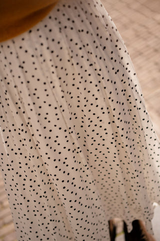 Paris white plissé skirt 81508 dots – foto 7