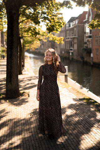 A VIEW -  messa Bambi dress dark brown