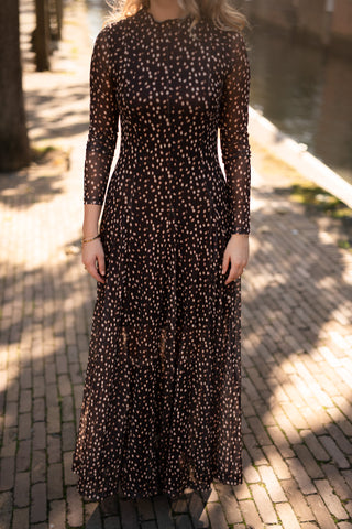 A VIEW -  messa Bambi dress dark brown