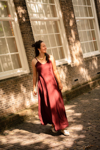 azzurro 8686 maxi beach dress manon bordo
