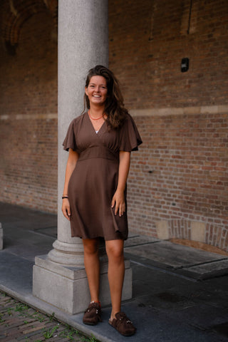 azzurro 8822 dress lucie brown – foto 4