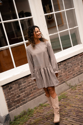 lala dress pied 2139 marron