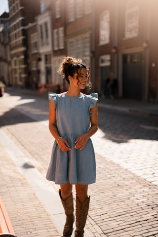 blue ciel denim dress milo 2655 – foto 2