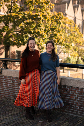 Saar knit rust
