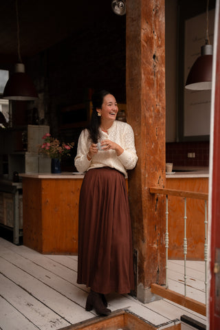 Elena skirt brown