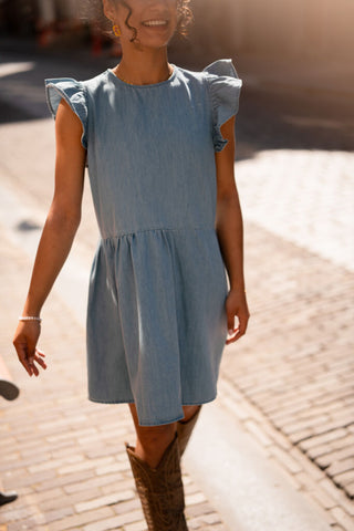 blue ciel denim dress milo 2655 – foto 5
