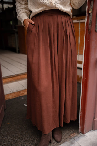 Elena skirt brown