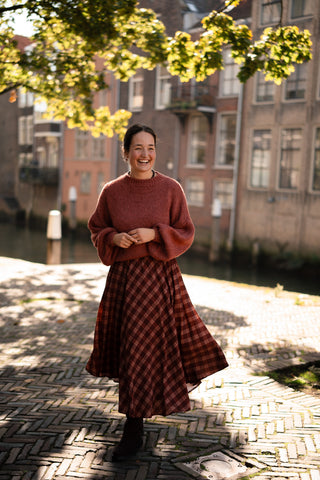 Saar knit old pink