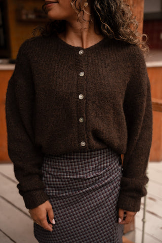 Lola perfect cardigan brown