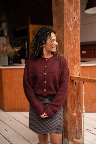 Lola perfect cardigan bordeaux