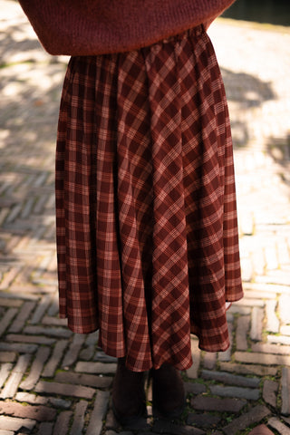A VIEW - Kanta skirt deep burgundy