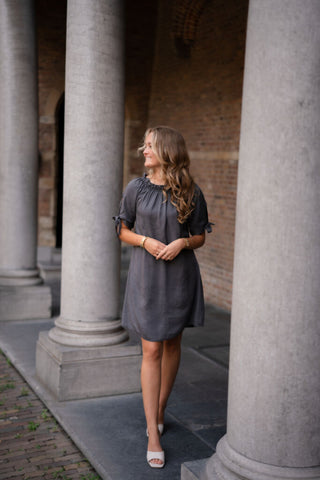 dress grey margot bow