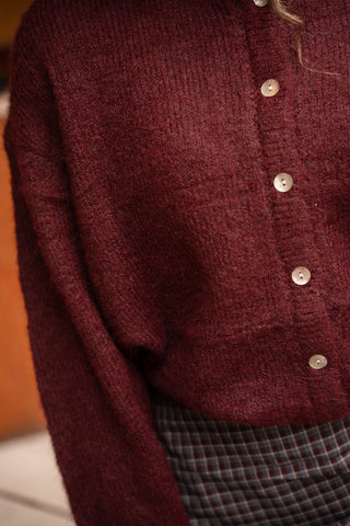 Lola perfect cardigan bordeaux