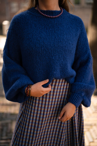 Saar knit kobalt