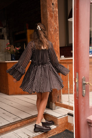 Dot dress wide