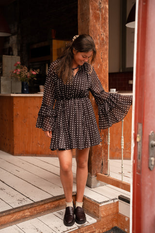 Dot dress wide