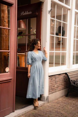 95226 dress blue kara azzurro – foto 7