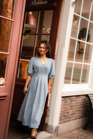 95226 dress blue kara azzurro – foto 6