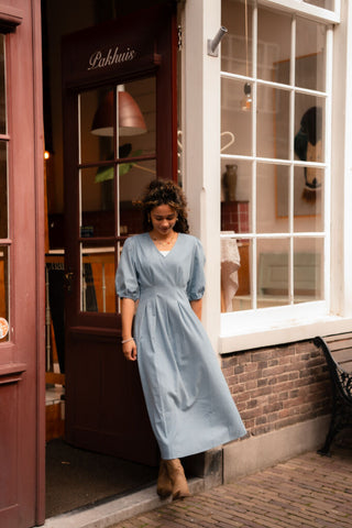 95226 dress blue kara azzurro – foto 5
