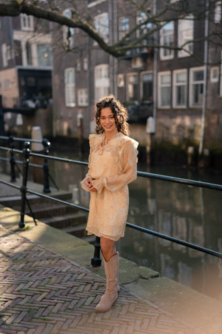 yellow flower dress marije 5285 – foto 2
