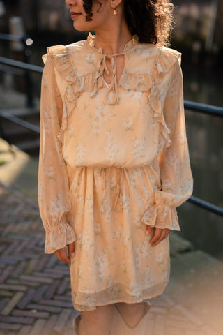 yellow flower dress marije 5285