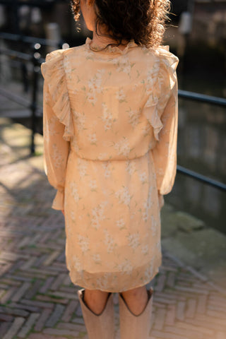 yellow flower dress marije 5285 – foto 3