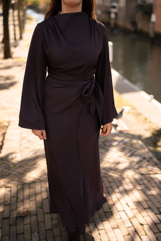Dress long brown Rosa