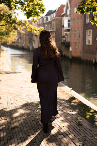 Dress long brown Rosa