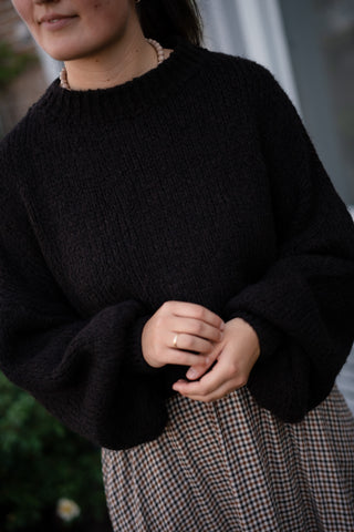 Saar knit dark brown