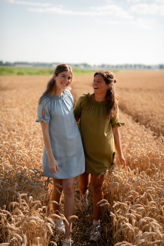 dress olive margot bow