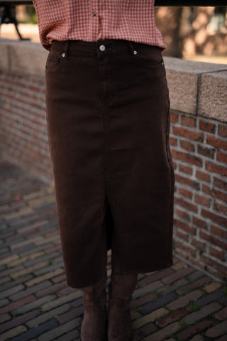 Brown denim skirt Jet’s