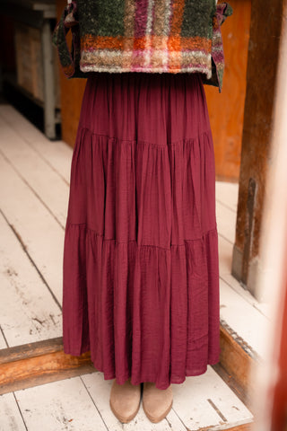 vic skirt bordeaux april