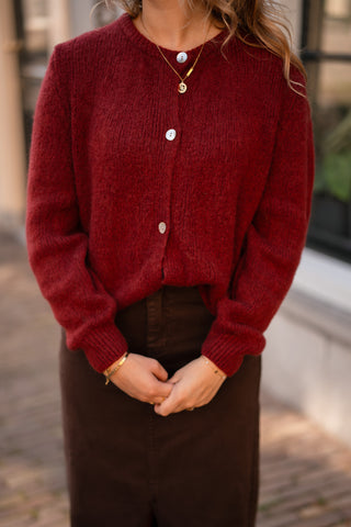 cardigan kelly bordeaux