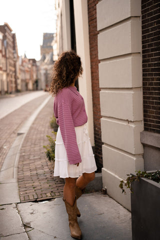 Ydence knitted top clara violet – foto 4