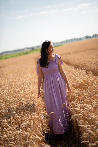 Perfect summer dress bow liek Purple