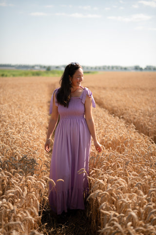 Perfect summer dress bow liek Purple