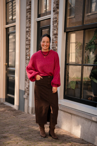Saar knit magenta